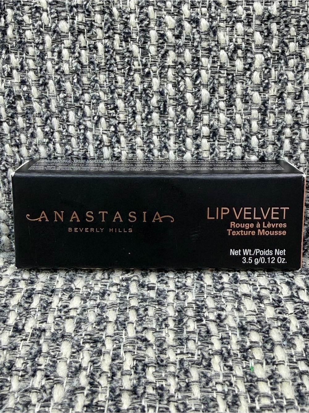 Anastasia Beverly Hills Lip Velvet Peachy Nude 0.12 oz Full Size NIB